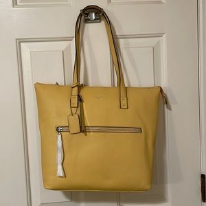 NWT leather t tahari tote bag.